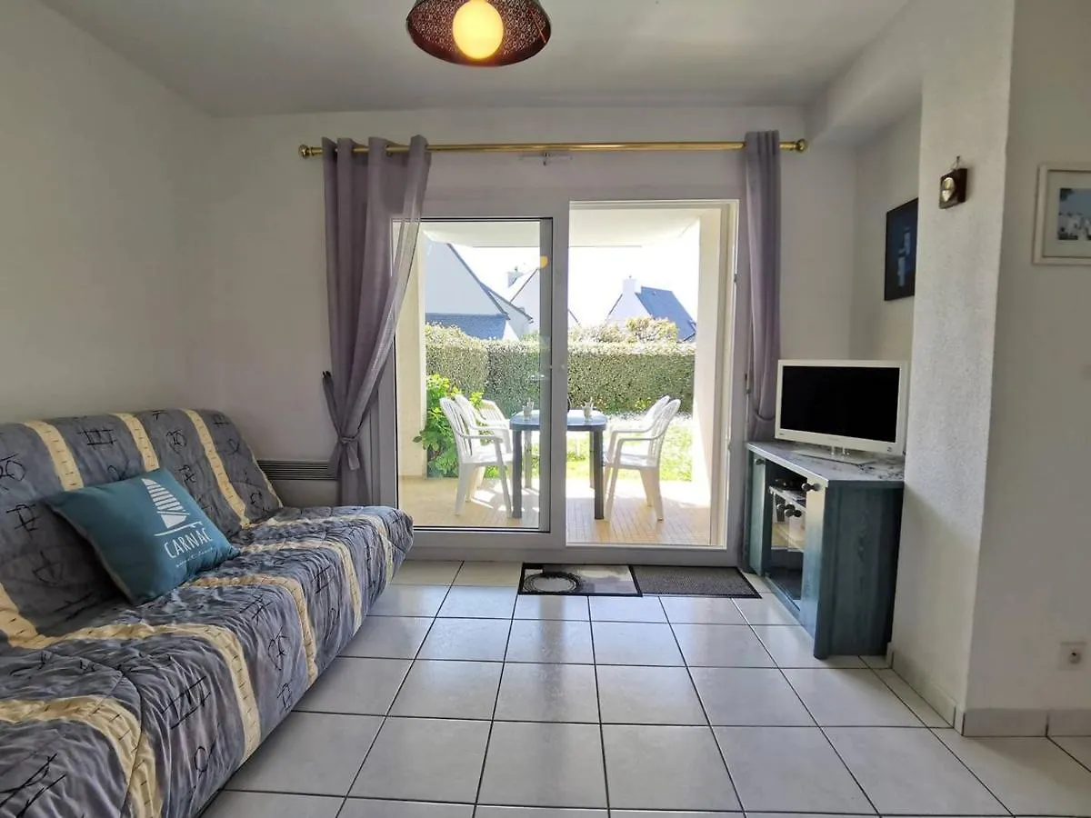Carnac - Appartement 2 Pieces Avec Terrasse, Piscine Et Parking Prive, A 400M De La Plage. - Fr-1-477-123