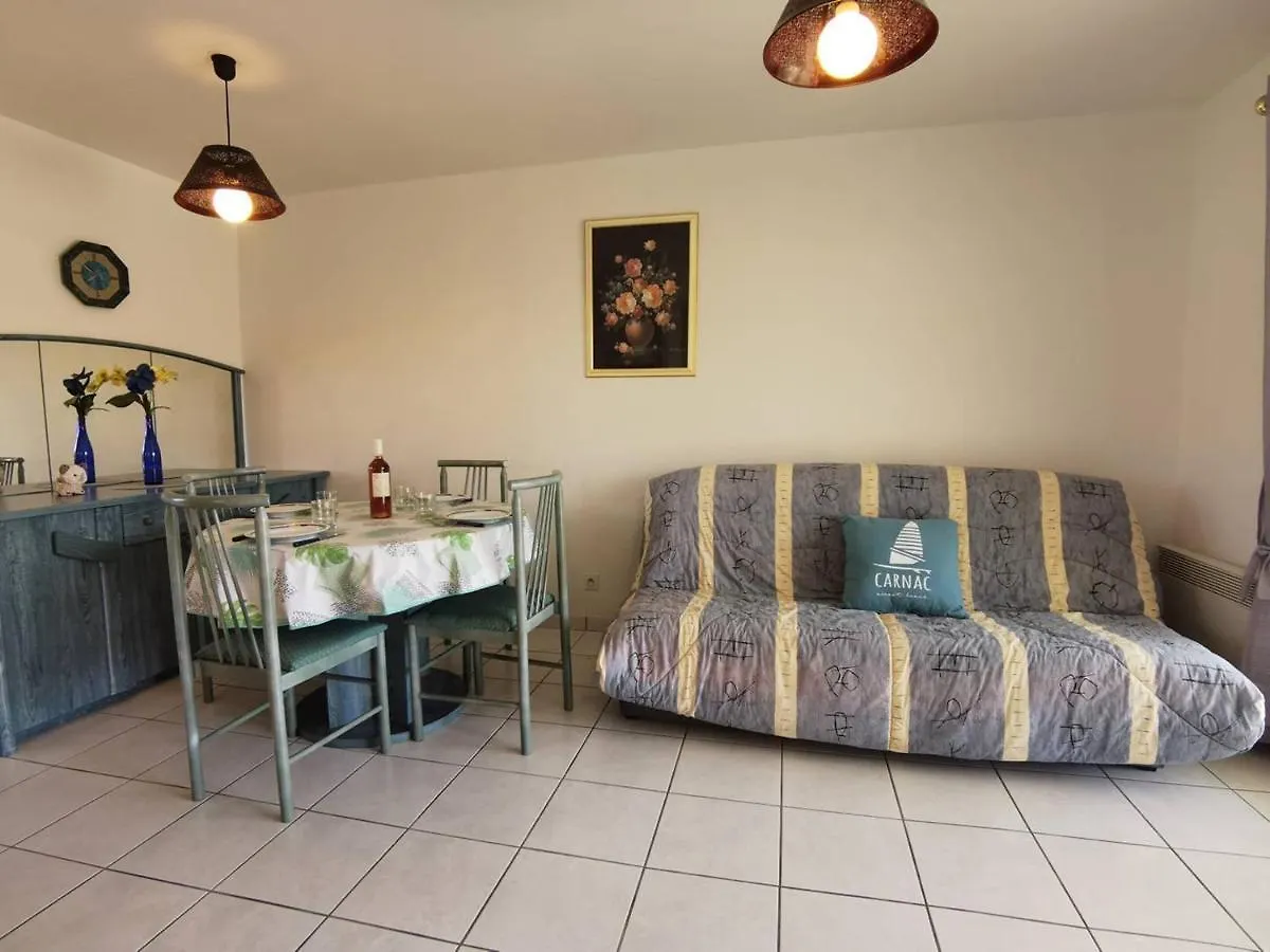 Carnac - Appartement 2 Pieces Avec Terrasse, Piscine Et Parking Prive, A 400M De La Plage. - Fr-1-477-123 0*,  Frankrijk